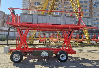 Самоходная электрогибридная платформа для уборки и обрезки сада